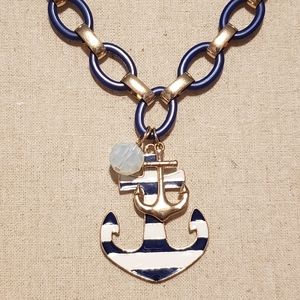 anchor nautical necklace